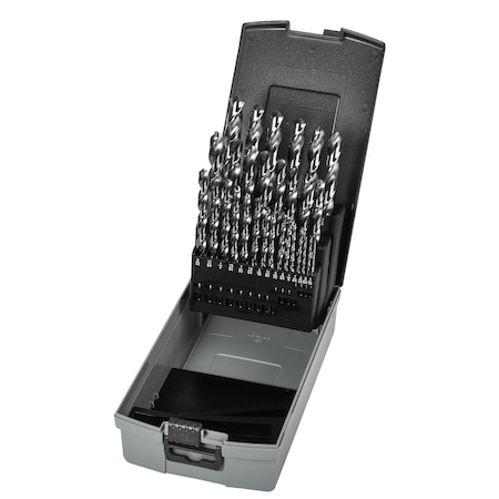 Precision Twist Drill HSS Bright 118 Degree Jobber Drill Set Jobber ANSI Set R10P x 29 090162